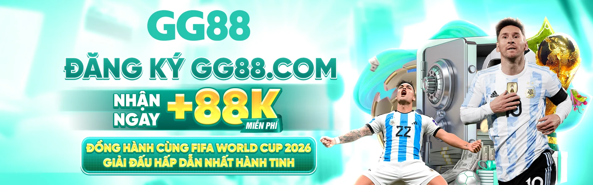 Banner GG88, đồng hành cùng Worldcup